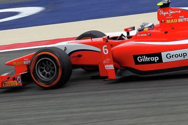 2013 GP2 Series. Round 2. Bahrain International Circuit, Sakhir, Bahrain. 19th April. Friday Practice. Mitch Evans (NZL, Arden International). Action. World Copyright: Alastair Staley / GP2 Series Media Service. Ref: _A8C0012