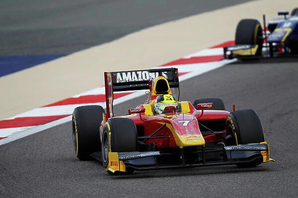 2013 GP2 Series. Round 2. Bahrain International Circuit, Sakhir, Bahrain. 19th April. Friday Qualifying. Julian Leal (COL, Racing Engineering). Action. World Copyright: Alastair Staley / GP2 Series Media Service. Ref: _A8C0268
