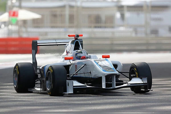 2013 GP3 Series Test 5 Yas Marina Circuit, Abu Dhabi, UAE. Day 1, Tuesday 5th November 2013. Sam Bird (GBR, RUSSIAN TIME) World Copyright: Alastair Staley / LAT Photographic. ref: Digital Image _R6T0412