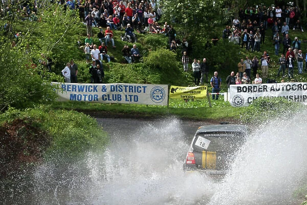 2013 MSA British Rally Championship. Jim Clark Rally. 31st May - 1st June 2013. Chris Ingram  /  Stephen McAuley Renault Twingo R2. World Copyright: Ebrey  /  LAT Photographic