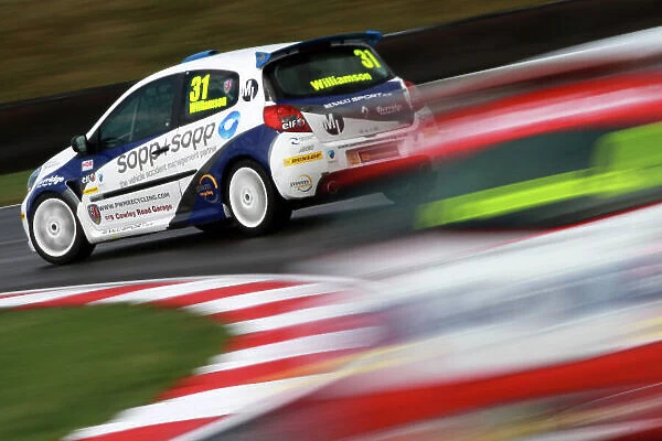 2013 Renault Clio Clup, Snetterton, Norfolk. 2nd - 4th August 2013. Aaron Williamson (GBR) Team AWR Renault Clio Cup. World Copyright: Ebrey  /  LAT Photographic
