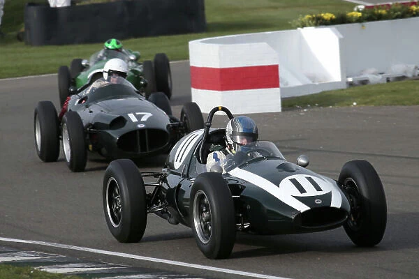 2014 72nd Members Meeting. Goodwood Estate, West Sussex, England. 29th - 30th March 2014. Race 11 - Brabham Trophy - Roger Wills , Cooper Climax T51. World Copyright: Gary Hawkins / LAT Photographic. Ref: {filename}