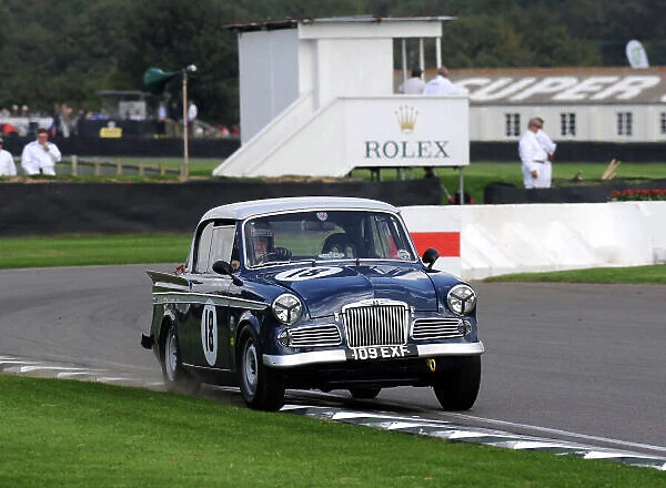 2014 Goodwood Revival Meeting Goodwood Estate, West Sussex, England 12th - 14th September 2014 St Mary's Trophy Barrie Williams Sunbeam Rapier World Copyright: Jeff Bloxham / LAT Photographic ref: Digital Image DSC_0510
