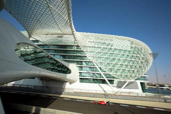 2014 GP2 Series Test 1 Yas Marina Circuit, Abu Dhabi, UAE. Wednesday 12 March 2014. Andre Negrao (BRA) Arden International Photo: Malcolm Griffiths / GP2 Series Media Service ref: Digital Image A50A4567