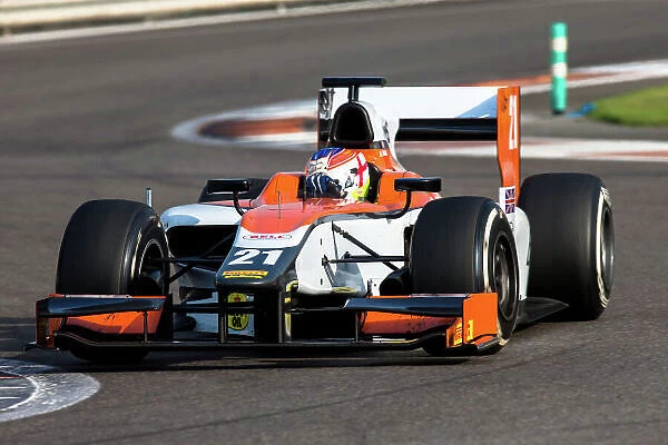 2014 GP2 Series Test 1 Yas Marina Circuit, Abu Dhabi, UAE. Tuesday 11 March 2014. Jon Lancaster (GBR) MP Motorsport Photo: Malcolm Griffiths / GP2 Series Media Service ref: Digital Image F80P4043