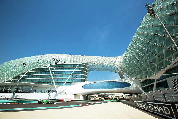 2014 GP2 Series Test 1 Yas Marina Circuit, Abu Dhabi, UAE. {Tuesday} {11th} {March} {2014}. Alexander Rossi (USA) EQ8 Caterham Racing Photo: Malcolm Griffiths / GP2 Series Media Service ref: Digital Image A50A3945