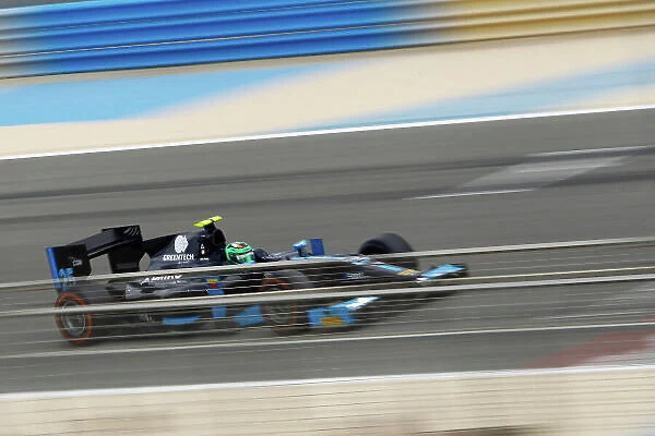 2014 GP2 Series Test 2 Bahrain International Circuit, Bahrain Friday 21 March 2014. Conor Daly (USA, Venezuela GP Lazarus) World Copyright: Sam Bloxham / LAT Photographic. ref: Digital Image _G7C7518