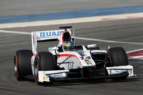 2014 GP2 Series Test 2 Bahrain International Circuit, Bahrain Wednesday 19 March 2014. Adrian Quaife-Hobbs (GBR, Rapax) World Copyright: Sam Bloxham / LAT Photographic. ref: Digital Image _SBL6891