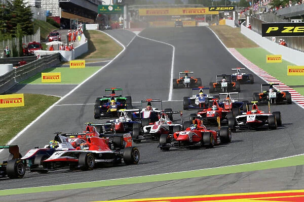 2014 GP3 Series Round 1 - Race 1. Circuit de Catalunya, Barcelona, Spain. Saturday 10 May 2014. Dean Stoneman (GBR, Marussia Manor Racing) Photo: {Sam Bloxham} / GP3 Series Media Service. ref: Digital Image _SBL6705