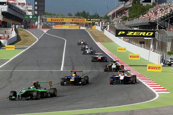 2014 GP3 Series Round 1 - Race 1. Circuit de Catalunya, Barcelona, Spain. Saturday 10 May 2014. Alfonso Celis Jr (MEX, Status Grand Prix) Photo: {Sam Bloxham} / GP3 Series Media Service. ref: Digital Image _SBL6745