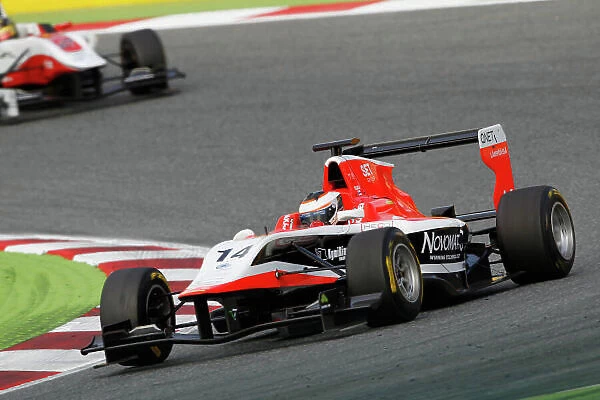 2014 GP3 Series Round 1 - Race 1. Circuit de Catalunya, Barcelona, Spain. Saturday 10 May 2014. Patrick Kujala (FIN, Marussia Manor Racing) Photo: {Sam Bloxham} / GP3 Series Media Service. ref: Digital Image _G7C7109