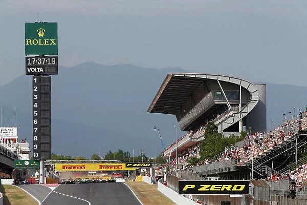 2014 GP3 Series Round 1 - Race 1. Circuit de Catalunya, Barcelona, Spain. Saturday 10 May 2014. Alex Lynn (GBR, Carlin) Start of Race 01 Photo: {Sam Bloxham} / GP3 Series Media Service. ref: Digital Image _SBL6686