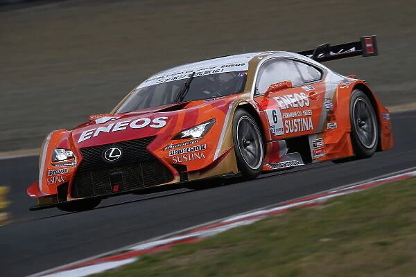 2014 Japanese Super GT Series. Okayama, Japan. 5th - 6th April 2014. Rd 1. GT500 3rd position Hironobu Yasuda & J.P.L.De Oliveira ( #12 CALSONIC IMPUL GT-R ) action World Copyright: Yasushi Ishihara  /  LAT Photographic. Ref: 2014SGT_Rd1_015.JPG