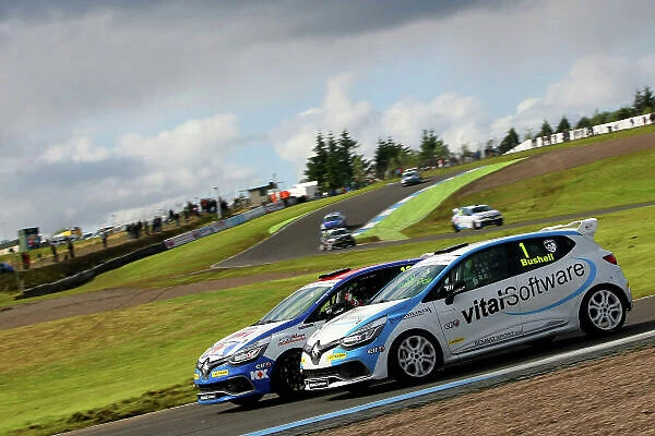 2014 Renault Clio Cup, Knockhill, Scotland. 22nd - 24th August 2014. Mike Bushell (GBR) VitalRacing with Team Pyro Renault Clio Cup. World Copyright: Ebrey  /  LAT Photographic