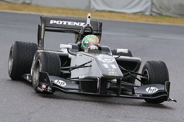 2014 Super Formula Test Suzuka, Japan. 1st - 2nd March 2014. Vitantonio Liuzzi ( #11 REAL RACING ) action