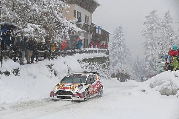 2014 World Rally Championship Monte Carlo Rally 13th - 19th January 2014 Robert Barrable, Ford, action Worldwide Copyright: McKlein / LAT