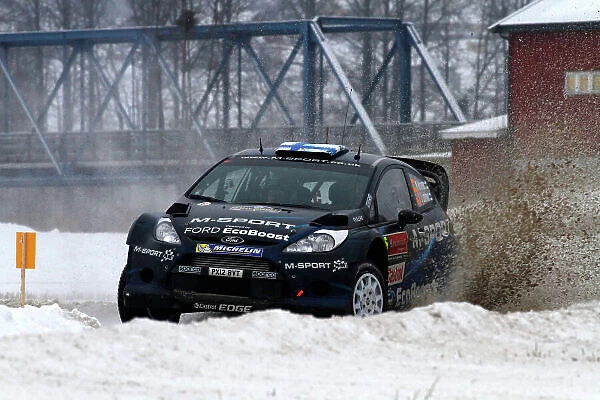 2014 World Rally Championship Rally Sweden 5th - 8th February 2014 Mikko Hirvonen, Ford, action Worldwide Copyright: McKlein / LAT