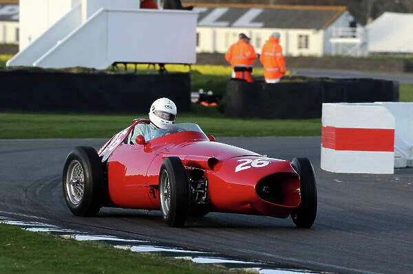 2015 73rd Members Meeting Goodwood Estate, West Sussex, England 21st - 22nd March 2015 Race 11 Hawthorn Trophy Mark Hales Maserati 250F World Copyright: Jeff Bloxham / LAT Photographic ref: Digital Image DSC_5857