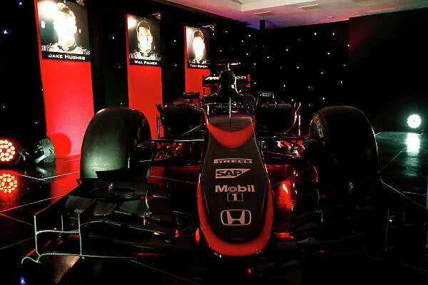 2015 Autosport Awards. Grosvenor House Hotel, Park Lane, London. Sunday 6 December 2015. The McLaren Autosport BRDC Award display. World Copyright: Zak Mauger / LAT Photographic. ref: Digital Image _L0U5303