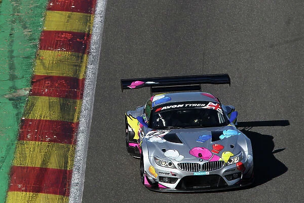 2015 Avon Tyres British GT Championship, Spa Francorchamps, Belgium. 10th - 11th July 2015. Pascal Witmeur  /  Bas Leinders Marc VDS & Friends Racing for Cancer BMW Z4 GT3. World Copyright: Ebrey  /  LAT Photographic