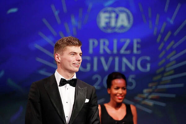 2015 FIA Prize Giving Paris, France Friday 4th December 2015 Max Verstappen Photo: Copyright Free FOR EDITORIAL USE ONLY. Mandatory Credit: FIA  /  Florent Gooden  /  DPPI ref: _GO_0102