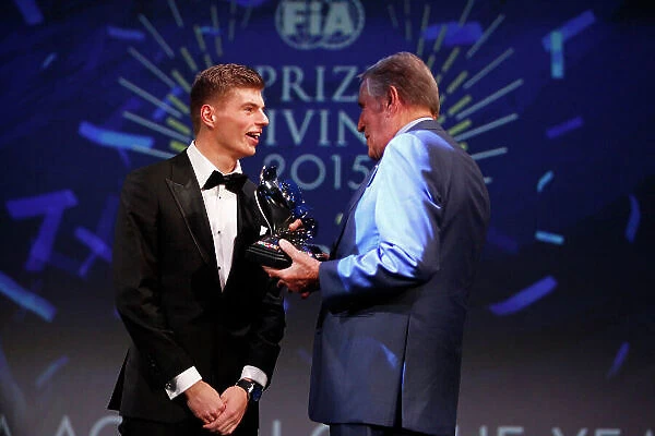 2015 FIA Prize Giving Paris, France Friday 4th December 2015 Max Verstappen Photo: Copyright Free FOR EDITORIAL USE ONLY. Mandatory Credit: FIA  /  Florent Gooden  /  DPPI ref: _GO_0105