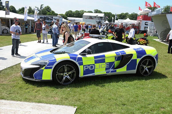 2015 Goodwood Festival of Speed 25th - 28th June 2015 Atmosphere McLaren Police Car World Copyright : Jeff Bloxham / LAT Photographic Ref : Digital Image