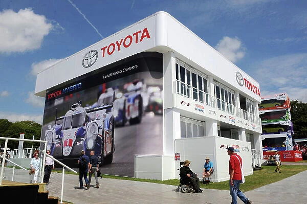 2015 Goodwood Festival of Speed 25th - 28th June 2015 Atmosphere Toyota Stand World Copyright : Jeff Bloxham / LAT Photographic Ref : Digital Image
