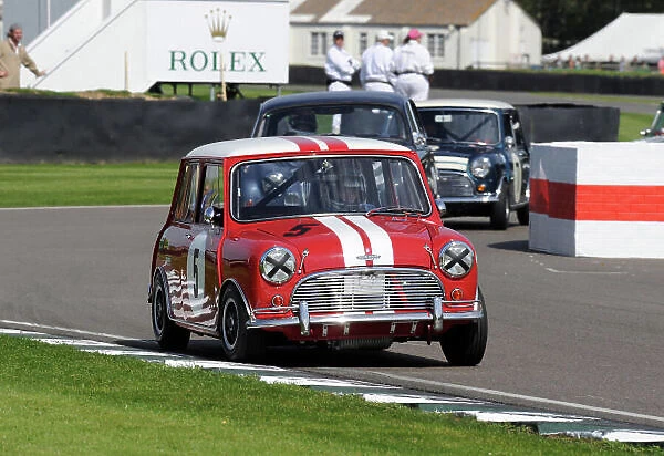 2015 Goodwood Revival Meeting Goodwood Estate, West Sussex, England 11th - 13th September 2015 St Mary's Trophy Part 1 Leopold von Bayern Mini World Copyright : Jeff Bloxham / LAT Photographic Ref : Digital Image DSC_6401