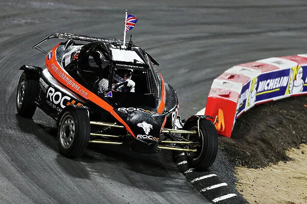 2015 Race Of Champions Olympic Stadium, London, UK Saturday 21 November 2015 Jason Plato (GBR) in the ROC Car Copyright Free FOR EDITORIAL USE ONLY. Mandatory Credit: IMP