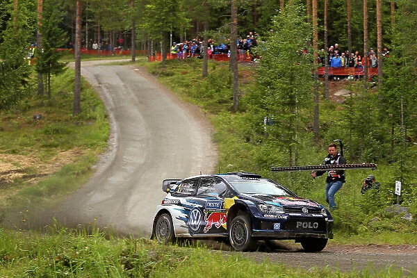 2015 World Rally Championship Rally Finland July 30 - August 2, 2015 Sebastien Ogier, VW, action Worldwide Copyright: McKlein / LAT