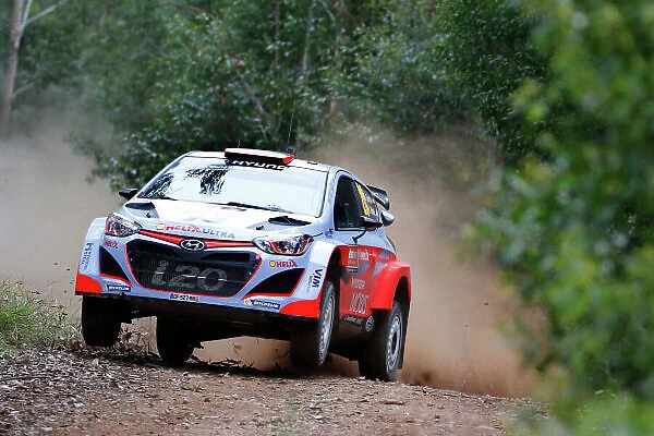 2015 World Rally Championship, Round 10, Rally Australia 2015, Dani Sordo, Hyundai, action Worldwide Copyright: McKlein / LAT