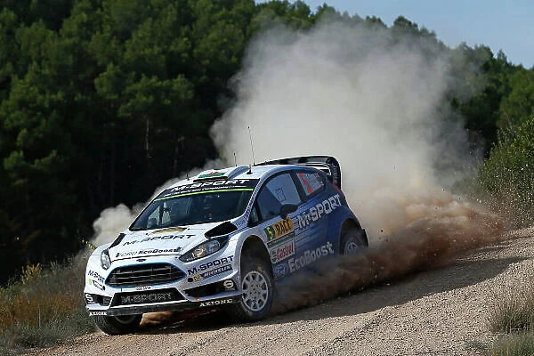 2015 World Rally Championship Round 12, Rally of Spain, Catalunya 22nd - 25th October, 2015 Elfyn Evans, Ford, action Worldwide Copyright: McKlein / LAT