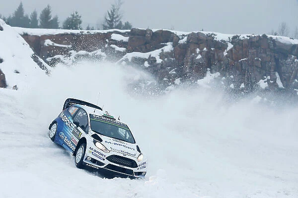 2015 World Rally Championship Swedish Rally 12th - 15th February 2015 Elfyn Evans, Ford, action Worldwide Copyright: McKlein / LAT