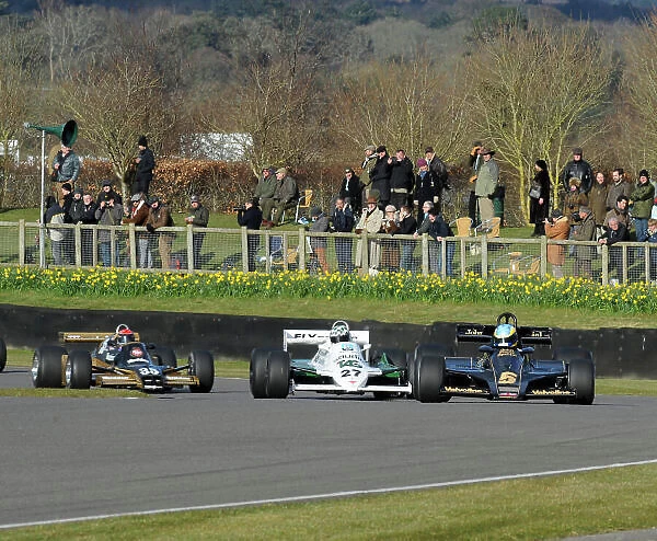 2016 74th Members Meeting Goodwood Estate, West Sussex,England 19th - 20th March 2016 Ground Effect Grand Prix Demo Lotus 78 Rob Hall Wrigley Williams World Copyright : Jeff Bloxham / LAT Photographic Ref : Digital Image