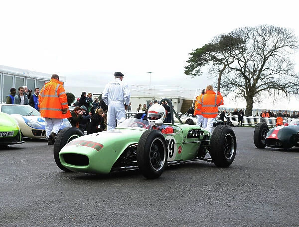 2017 75th Members Meeting Goodwood Estate, West Sussex, England 18th - 19th March 2017 Brabham Trophy Hibberd Lotus 18 World Copyright : Jeff Bloxham / LAT Images Ref : Digital Image