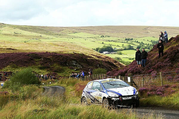 2017 British Rally Championship, Ulster Rally, Londonderry. 18th - 19th August 2017. Meirion Evans  /  Jonathan Jackson Peugeot 208 R2 World Copyright: JEP / LAT Images