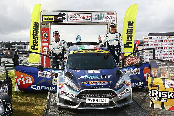 2017 British Rally Championship, Ulster Rally, Londonderry. 18th - 19th August 2017. Keith Cronin  /  Mikie Galvin Ford Fiesta R5 World Copyright: JEP / LAT Images