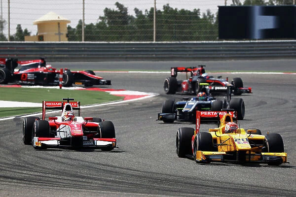 Race. 2017 FIA Formula 2 Round 1.. Bahrain International Circuit, Sakhir, Bahrain.