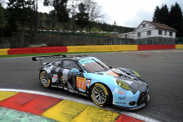 2017 FIA World Endurance Championship. Spa-Francorchamps, Belgium, 4th-6th May 2017. #77 Dempsey Proton Competition Porsche 911 RSR: Christian Ried, Matteo Cairoli, Marvin Dienst World Copyright: JEP / LAT Images