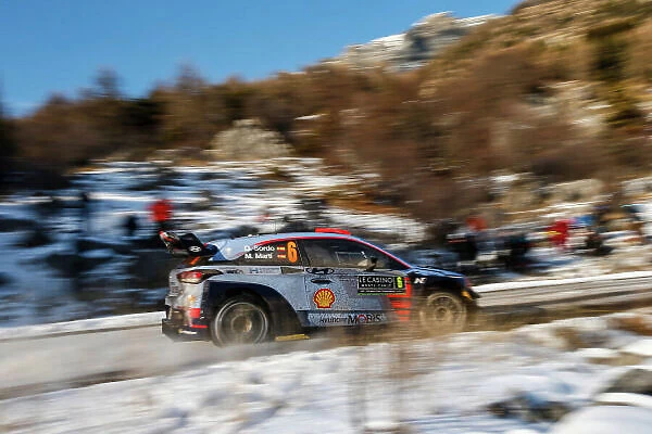 2017 FIA World Rally Championship, Round 01, Rally Monte Carlo, January 18-22, 2017, Dani Sordo, Hyundai, Action, Worldwide Copyright: McKlein / LAT