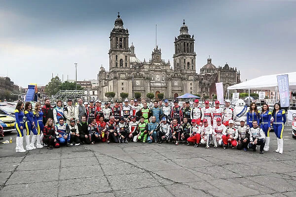 2017 FIA World Rally Championship, Round 03, Rally Mexico, February 08-12, 2017, Drivers Group Photo, Mexico City, Atmosphere. Worldwide Copyright: McKlein / LAT