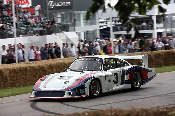 2017 Goodwood Festival of Speed. Goodwood Estate, West Sussex, England. 30th June - 2nd July 2017. Dino Zamparelli (GBR) Porsche 935 World Copyright : JEP / LAT Images