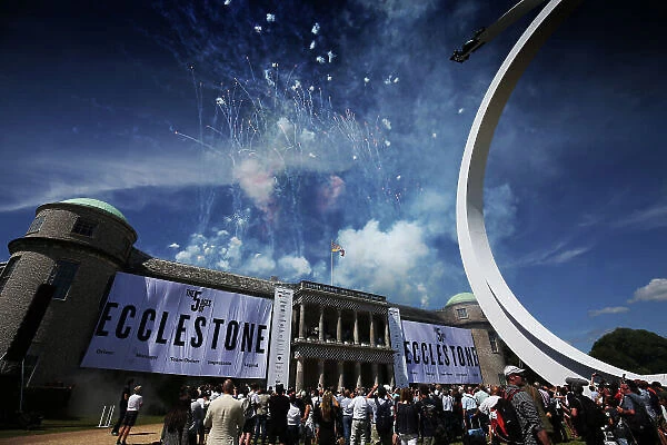 2017 Goodwood Festival of Speed. Goodwood Estate, West Sussex, England. 30th June - 2nd July 2017. Benie Ecclestone Celebration World Copyright : JEP / LAT Images