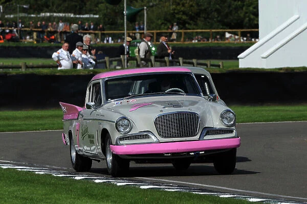 2017 Goodwood Revival, Goodwood Estate, West Sussex, England. 8th-10th September 2017 St Mary's Trophy Part 1 Patrick Watts Studebaker Silver Hawk World Copyright: Jeff Bloxham / LAT Images, Ref: Digital Image