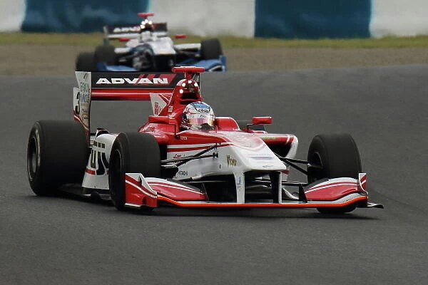 2017 Japanese Super Formula. Okayama, Japan. 27th - 28th May 2017. Rd 2. Race 1 3rd position Nick Cassidy ( #3 FUJI KONDO SF14 ) action World Copyright: Yasushi Ishihara  /  LAT Images. Ref: 2017SF_Rd2_Race1_010