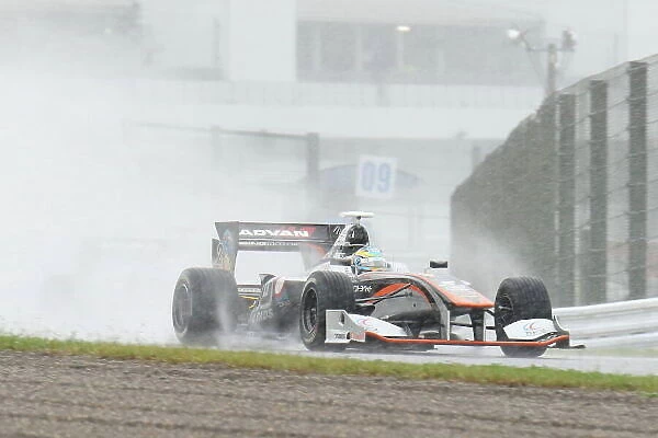 2017 Japanese Super Formula. Suzuka, Japan. 21st - 22nd October 2017. Rd 7. Cancelled race due to Typhoon. 2017 Driver's Champion Hiroaki Ishiura ( #2 P.MU / CERUMO · INGING SF14 ) action. World Copyright: Yasushi Ishihara  /  LAT Images