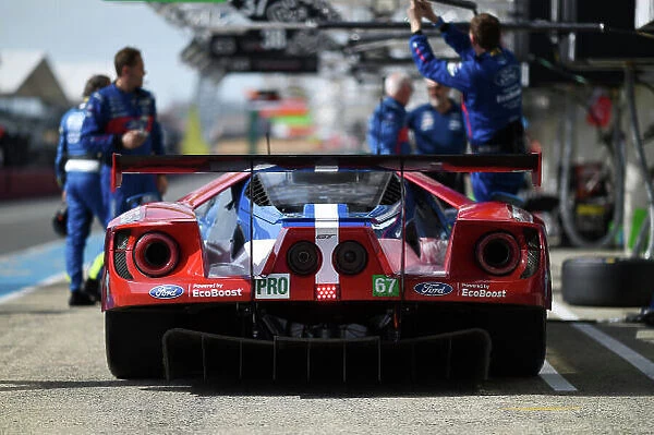 2017 Le Mans 24 Hours test day. Circuit de la Sarthe, Le Mans, France. Sunday 4 June 2017 #67 Ford Chip Ganassi Racing Ford GT: Andy Priaulx, Harry Tincknell