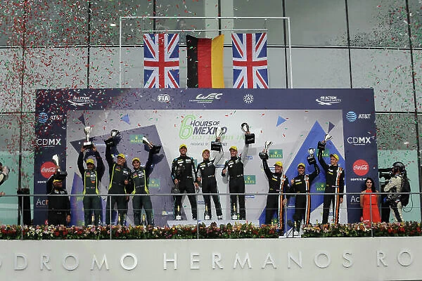 2017 World Endurance Championship, Mexico City, Mexico. 1st-3rd September 2017, GT AM Podium World copyright. JEP / LAT Images