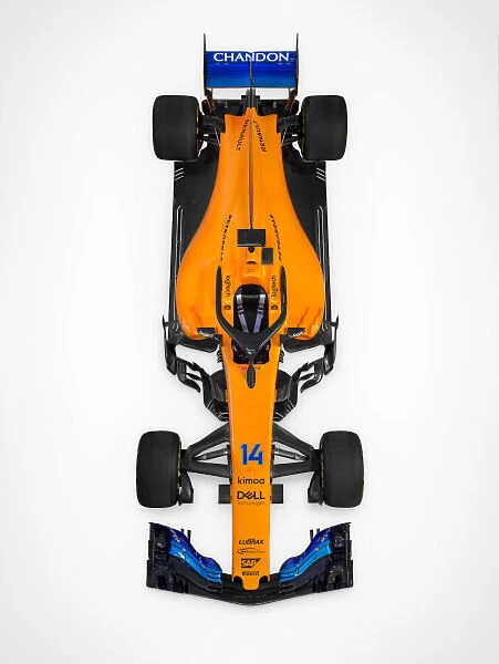 2018 FIA Formula 1 World Championship McLaren MC33 studio images Overhead view